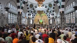 Syria: Syrian Muslims hold first Eid al-Adha prayer since fall of Assad regime