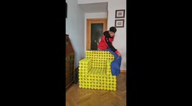 DIY Tennis Ball Chair