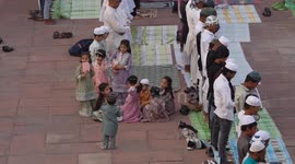 India: Muslims in India hold Eid al-Adha prayer at Delhi's Jama Masjid