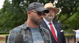 US: Proud Boys leader Enrique Tarrio addresses press in Washington DC
