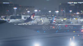 US, Los Angeles: Westchester American Airlines Emergency Landing At LAX