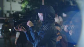US, Los Angeles: Downtown Los Angeles Waymo Vandalized Amid Continuing ICE Protests Overnight