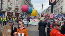Thousands march against austerity in Central London