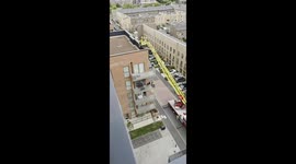 Two cats rescued from a rooftop in rainham after getting out on the balcony
