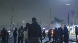 US, Bakersfield: Compton Overnight ICE Protest Man Arrested With Sound On Tape Part 3