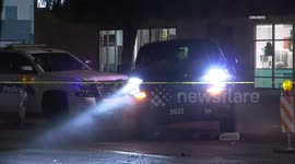 US, Phoenix: Phoenix Suspect Flees After Crashing Into Police Tahoe Caught On Tape