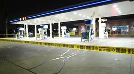 US: Footage shows vandalized donut shop and gas station after ICE protests in Los Angeles, California