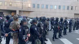 LAPD Withdraws from Anti-ICE Protest Zone in Downtown LA as DHS and National Guard Take Over