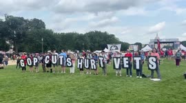 US: D-Day Protest Demands Stronger Veteran Protections
