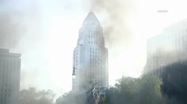 US, Bakersfield: Downtown Los Angeles ICE Protestor Set Waymos Set on Fire Part 2