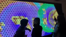 Quantum jungle artwork exhibited at the Great Exhibition Road Festival