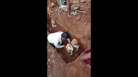 Ancient Buddhist statues buried after Myanmar earthquake damage