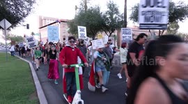 US, Bakersfield: Phoenix ICE Protest At Arizona State Capitol