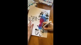 Mom's DIY heartfelt Father’s Day keepsake using son's footprints