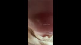 Baby kisses camera in Krasnodar, Russia