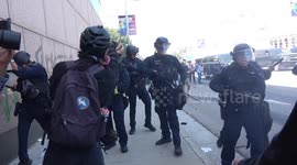 ICE Protests Grip LA In Violent Street Clashes