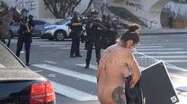 ICE Protests Grip LA In Violent Street Clashes