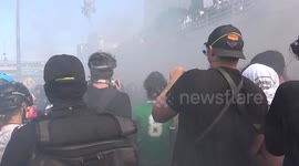 ICE Protests Grip LA In Violent Street Clashes