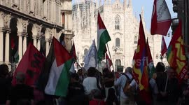 Italy: Thousands rally in Milan against Israeli interception of Gaza-bound aid ship