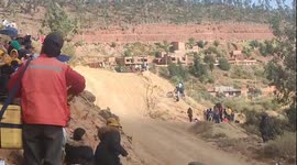 Car Loses Control, Plows Through Onlookers in Bolivia