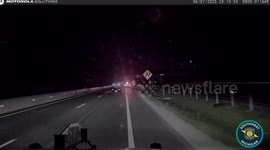 US: Shocking Patrol Car Crash Caught On State Police Dashcam In Berrien County