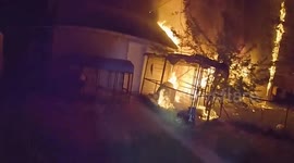 US: Police Officers Rescue Trapped Dogs And Evacuate Homes As Fire Spreads In Fort Wayne