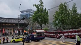 South Korea: Fire Breaks Out at Buddhist Memorial Hall in Jogyesa Temple, Seoul