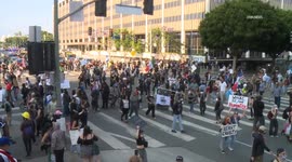 US, Bakersfield: Los Angeles Day 4 ICE Protest Part 4