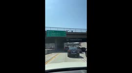 Protesters against ICE disrupt traffic on California’s 101 Freeway