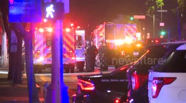US, Bakersfield: Los Angeles Day 4 ICE Protest with LAPD Officer Injured by Flying Object Part 5
