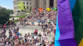 Thousands fill US capital for World Pride parade