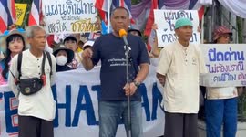 Thai protesters rally outside Cambodian Embassy in Bangkok amid border clashes