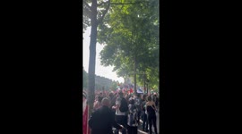 Pro-Palestine Demonstration in France Draws Hundreds