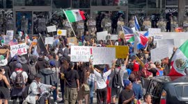 US: Downtown Los Angeles anti-ICE Demonstrations