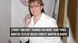 Sydney Sweeney trained for more than three months to play boxer Christy Martin in biopic