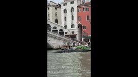Gondola Accident in Venice