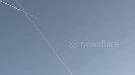 Sirens sound in Bethlehem, Palestine following missile launched from Yemen