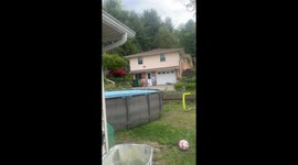 Kids Surprising Their Next Door Neighbor on Her Birthday