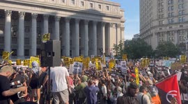 Demonstrations against ICE took over the streets of lower Manhattan.