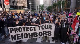 US: Several arrests made amid anti-ICE protest in front of New York Federal Plaza