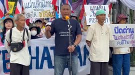 Thai protesters rally outside Cambodian Embassy in Bangkok amid border clashes