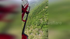 Italy: Dramatic Air Rescue Saves Elderly Man Lost In Carsoli Forest