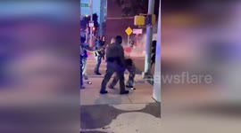 US: Tear Gas Chaos As Protest Against ICE Erupts In Downtown Austin