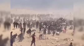 Israeli Forces Open Fire on Civilians Waiting for Aid in Gaza