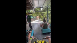 Brit crashes as he hurtles down viral Mario Kart race track in Vietnam
