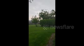 US: Intense hailstorm hits Petoskey