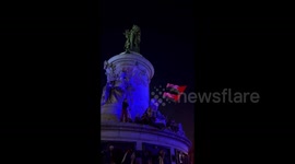 France: People protest the arrest of Rima Hassan in Paris