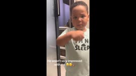Sticky situation: Little boy misinterprets chocolate spread as poop