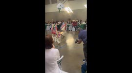 Performing Danza De Los Viejitos