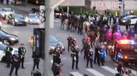 ANTI-ICE PROTEST DOWNTOWN LOS ANGELES